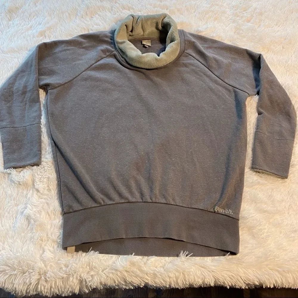 Bench Cowl Neck Gray Sweat Shirt Size XL